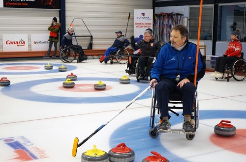 Eurovia liga curling vozíčkářů hostila i velkomeziříčské hráče