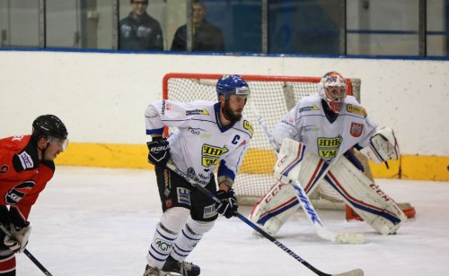 Velkomeziříčští hokejisté zvítězili v Boskovicích, rozhodující gól dal v přesilové hře Pavel Ambrož 