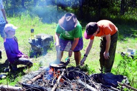 Táborníci u Nového Kanclíře zažili zlatou horečku