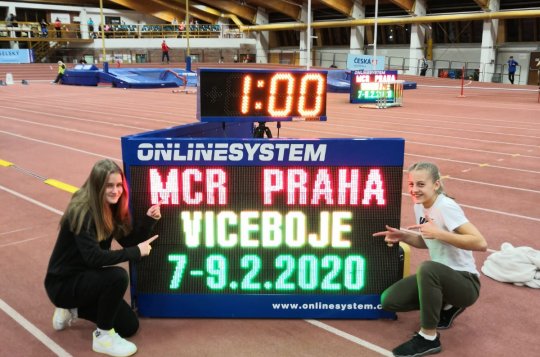 Sára Pavlidu vybojovala čtvrté místo na mistrovství republiky. Tomáš Neufuss nestačil pouze na britského výškaře