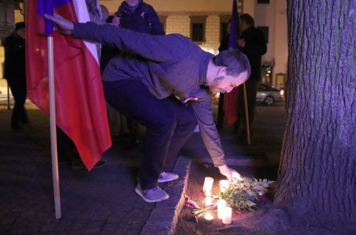 Den boje za svobodu a demokracii oslavili i lidé v Meziříčí