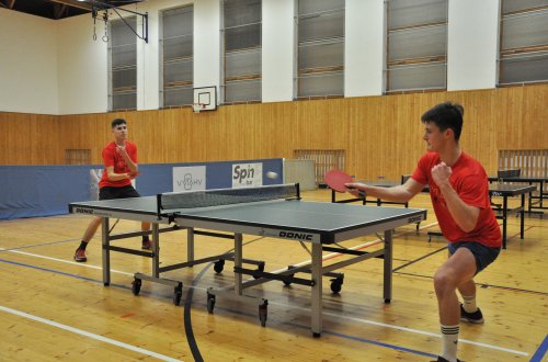 Zájem mládeže o stolní tenis v našem městě je velký