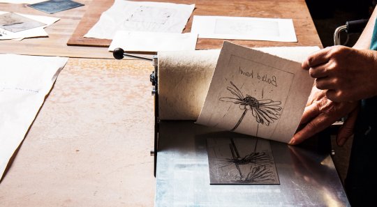 Za grafikou na Ostrůvek