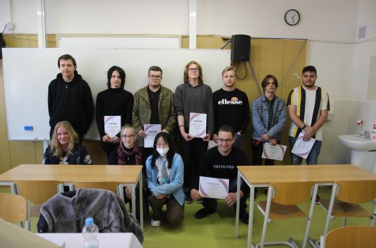 Žáci hotelové školy se zúčastnili jazykové soutěže 