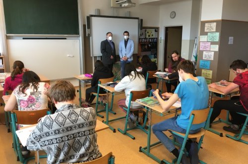 Radní Kraje Vysočina navštívil Základní školu a Praktickou školu Velké Meziříčí