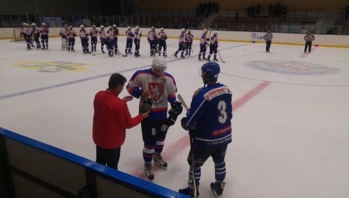 Velkomeziříčští hokejisté zvítězili v Chotěboři, která patří dlouhá léta na špici pardubické krajské ligy