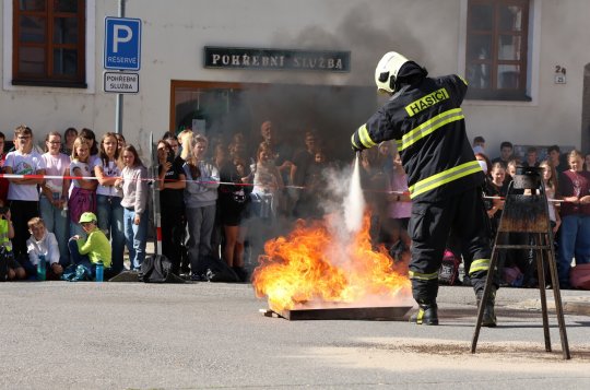 Poděkování hasičům za záchranu života