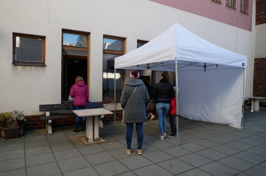 Kapacita testování u kina Jupiter clubu se zvýšila