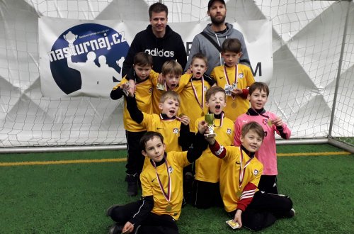 Mladší přípravka U9 vyhrála fotbalový turnaj v Praze