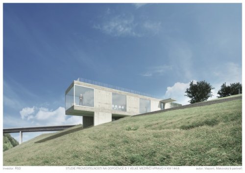 Řidiči by mohli z kavárny vidět město i most