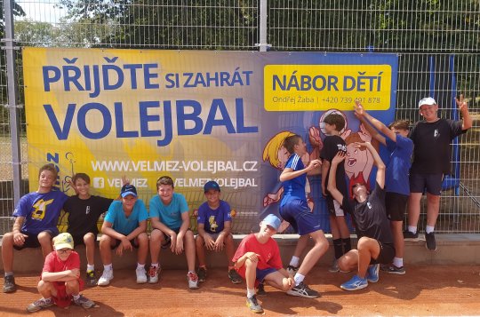 Srpnová příprava volejbalových žáků