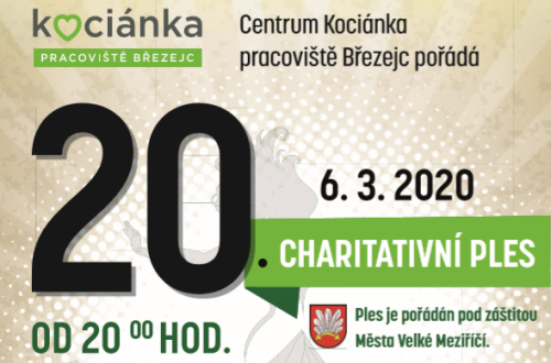 Lístky na Charitativní ples Centra Kociánka jsou v prodeji