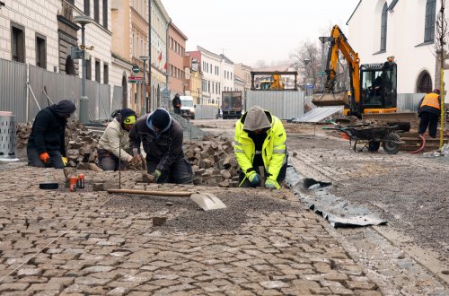 První auta projedou Komenského začátkem příštího týdne