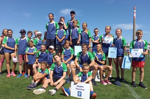 Přivezli jsme si bronzovou medaili z republikového finále atletického čtyřboje