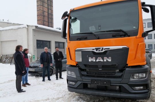 Nový MAN bude jezdit do spalovny
