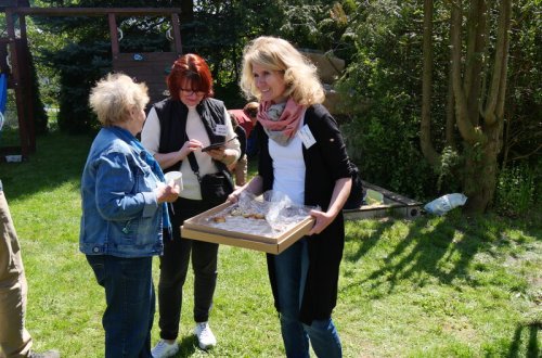 Férová snídaně oživila zahradu Husova domu