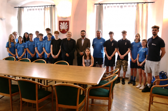 Starosta přijal na radnici olympioniky 