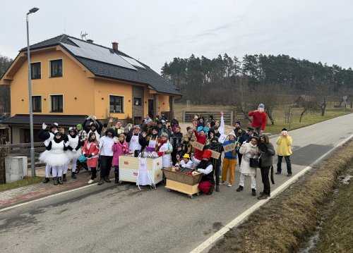 Lhotky, Kúsky a Dolní Radslavice ožily masopustem ve stylu televizní show