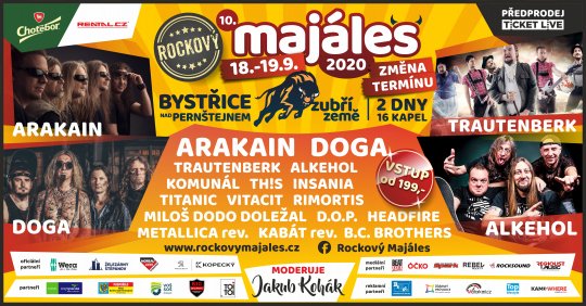 Festival Zubří země bude letos podesáté. Představí se Arakain, Doga, Alkehol a další