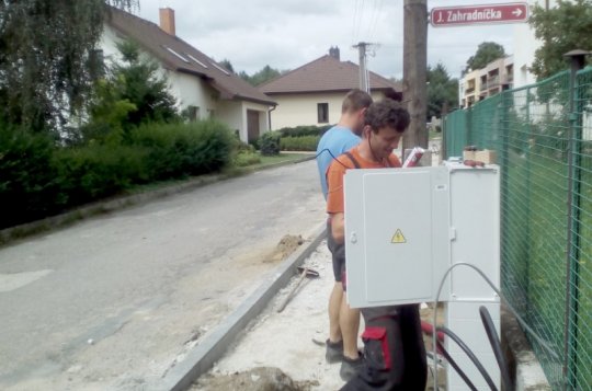 Ulice K Novému světu prochází opravou