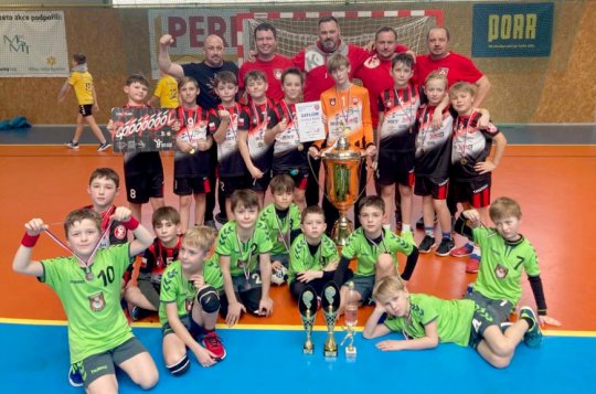 Minižáci házené zvítězili na turnaji ve Velké Bystřici