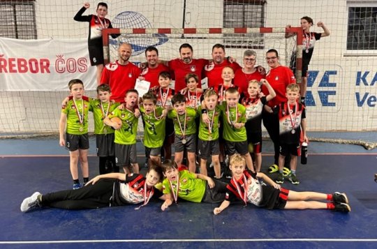 Přípravka házené se stala přeborníkem České obce sokolské