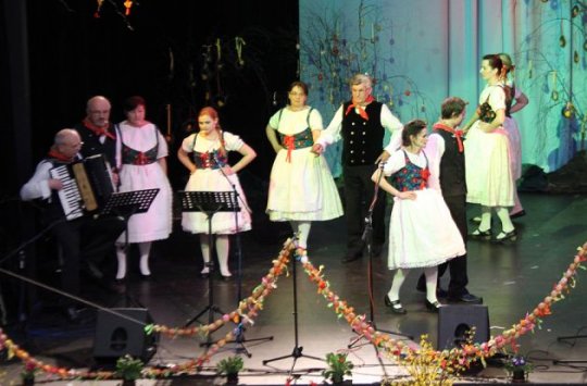 Na výstavě byl vidět folklor v podání Horáčanu