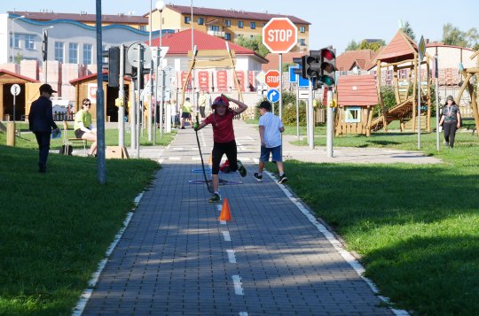 Děti po škole soutěžily na dopravním hřišti