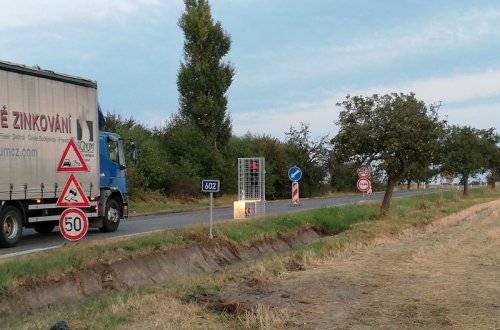 Začala oprava silnice mezi Rudou a Křeptovem