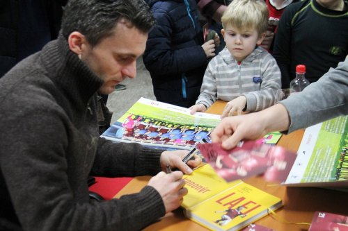 David Lafata nestřílí jenom góly, dozvěděli se fotbalisté při besedě