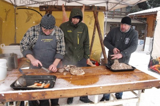 Fajťák provoněly zabijačkové pochoutky