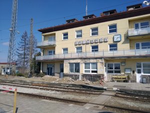 Křižanovské nádraží i železniční trať prochází rekonstrukcí