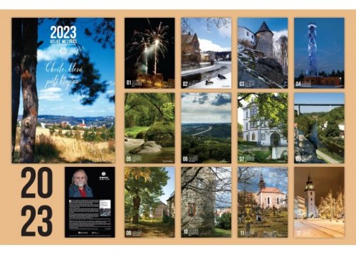 Hlasujte pro kalendáře Velkého Meziříčí 2023
