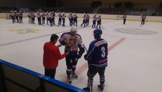 Velkomeziříčští hokejisté zvítězili v Chotěboři, která patří dlouhá léta na špici pardubické krajské ligy