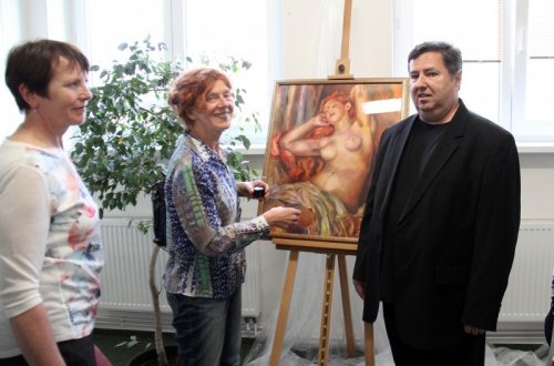 Motivem obrazů Václava Kočího je člověk