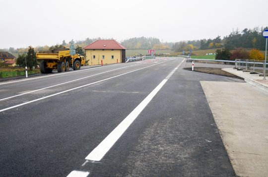 Řidiči už na Třebíč projedou. Omezení se týká pouze rychlosti