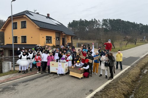 Lhotky, Kúsky a Dolní Radslavice ožily masopustem ve stylu televizní show