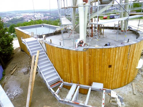 Rozhledna brzy přivítá první návštěvníky