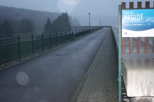 Hráz přehrady Mostiště bude od dubna uzavřena