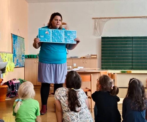 Do výzvy Hrnečku vař! se zapojila i sestřička z novoměstské nemocnice. Vařila kaši dětem v Borech