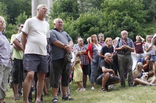 Den otevřených dveří mostu Vysočina přilákal množství návštěvníků