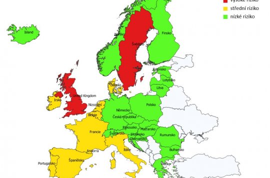 Cestování po Evropě se výrazně mění. Orientovat se lidé mají podle vládního semaforu