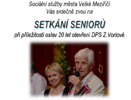 Sociální služby zvou na setkání seniorů