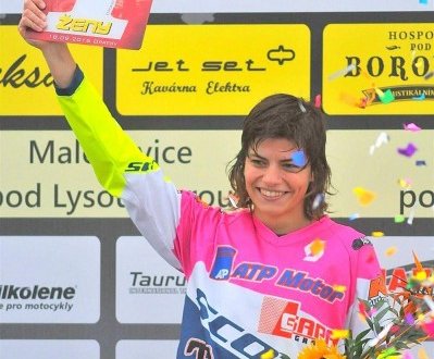 Barbora Laňková získala titul mezinárodní mistryně ČR 2016 v motokrosu
