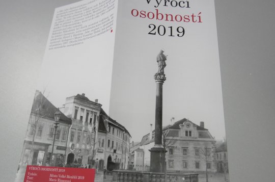 Vyšel nový leták „Výročí osobností 2019“. K dostání je na TIC Velké Meziříčí zdarma