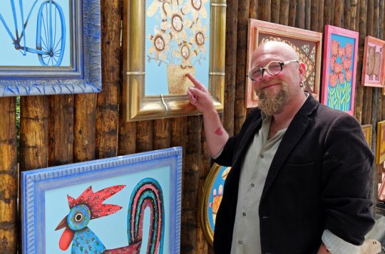 Rudolf Brančovský zpívá i maluje. Ateliér ve Lhotkách otevřel v neděli