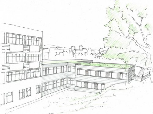 V areálu novoměstské nemocnice vyrostl nový pavilon pro dětské pacienty