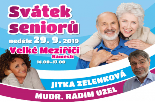 Přijďte v neděli 29. září na Náměstí oslavit Svátek seniorů