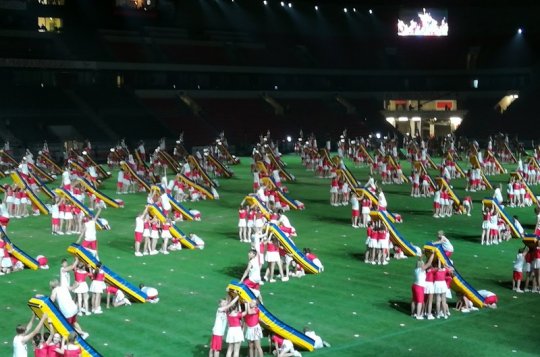 Tasovští žáci se zúčastnili sokolského sletu v Praze