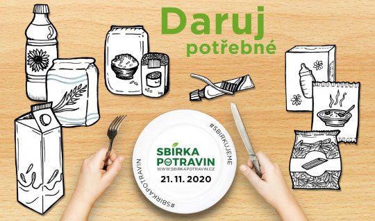 Listopadová Sbírka potravin pomůže lidem v těžké životní situaci
